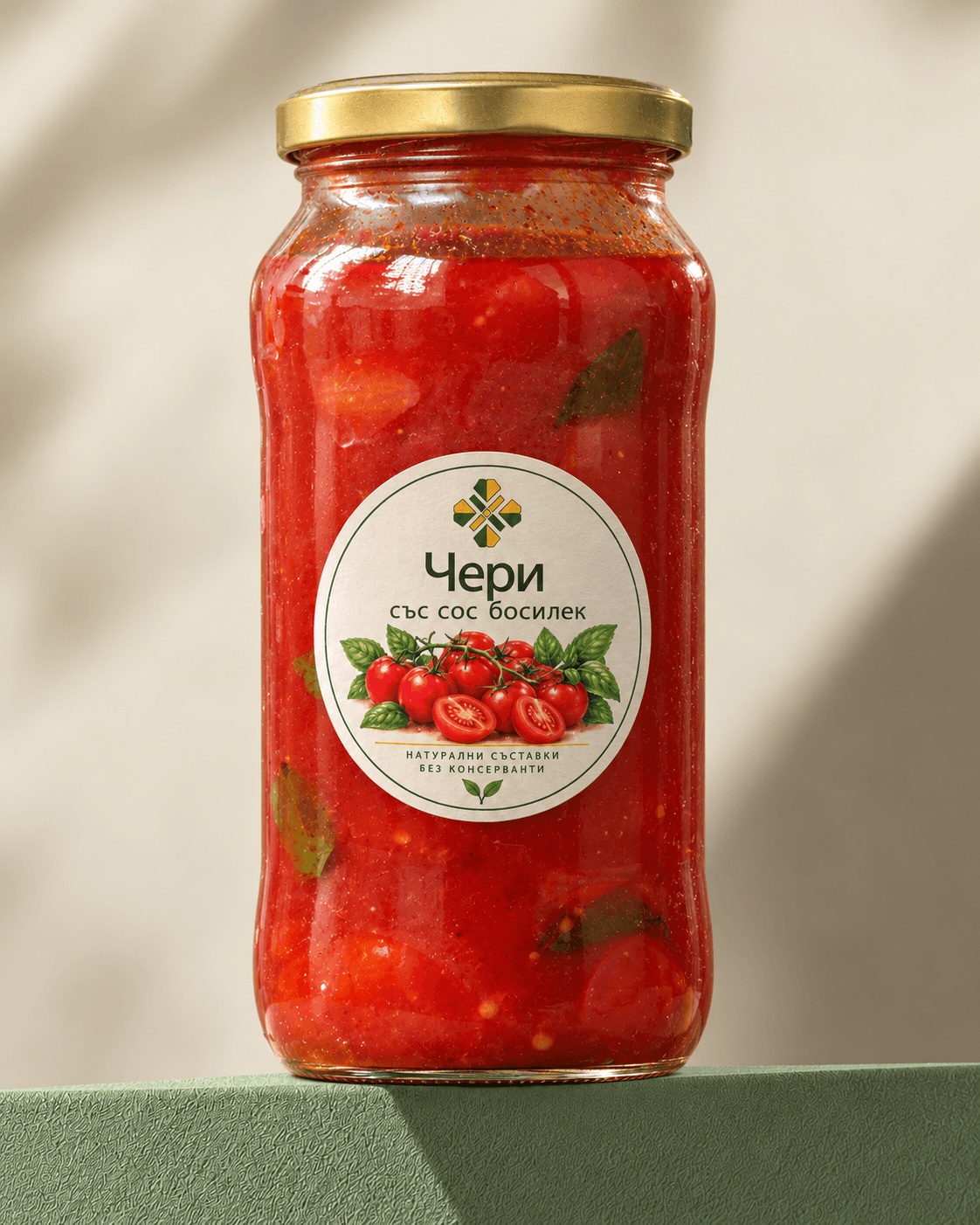 Чери сос с босилек