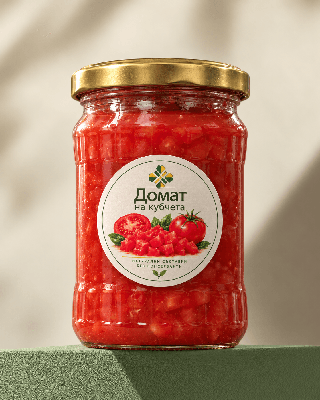 Домат на кубчета